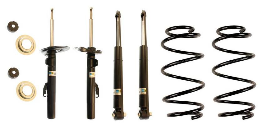 BMW Suspension Strut and Shock Absorber Assembly Kit - Front and Rear (Standard Suspension without Electronic Suspension) (B4 OE Replacement) 33521096151 - Bilstein 3817694KIT